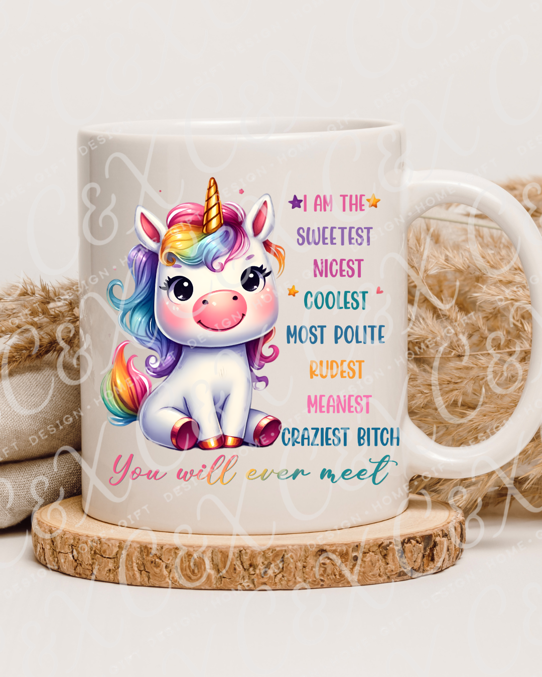 Bad Unicorn Rage Mugs