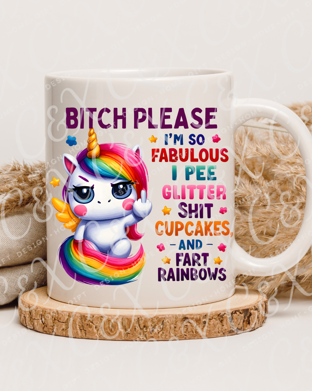 Bad Unicorn Rage Mugs