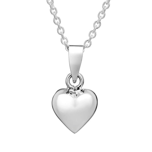 Lovely 925 Silver Dainty Heart Necklace