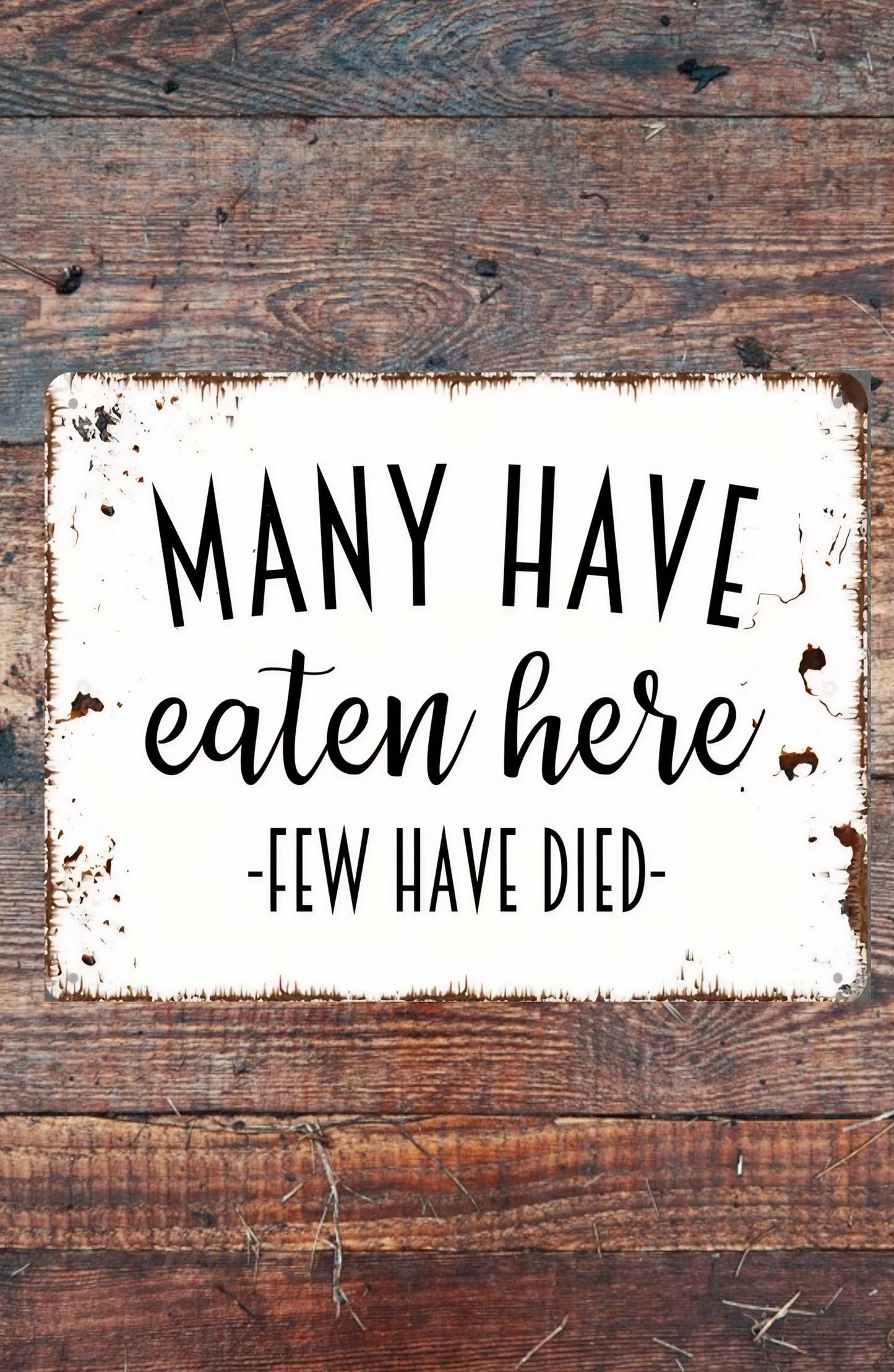 Novelty Printed Metal Signs