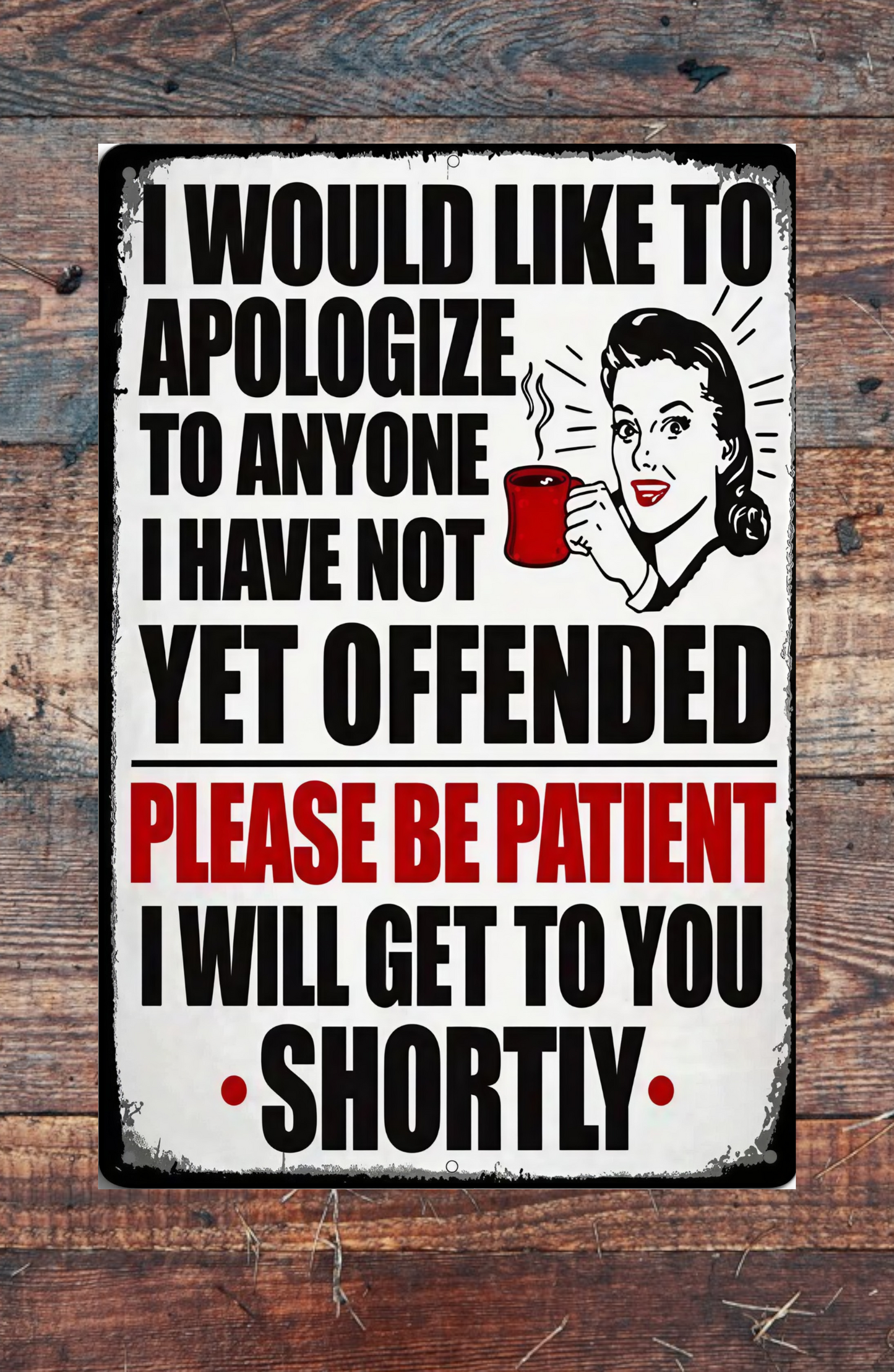 Novelty Printed Metal Signs