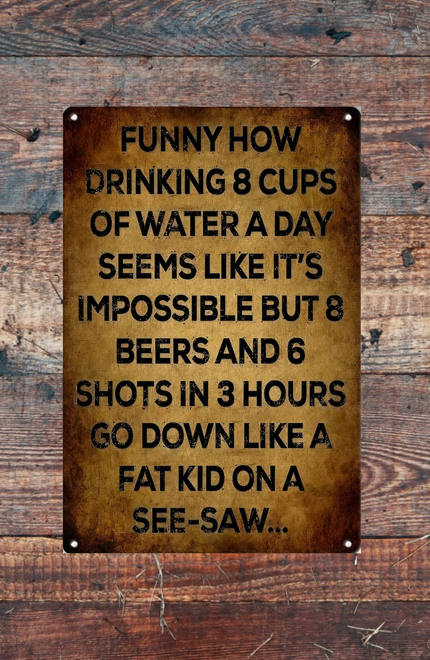 Novelty Printed Metal Signs