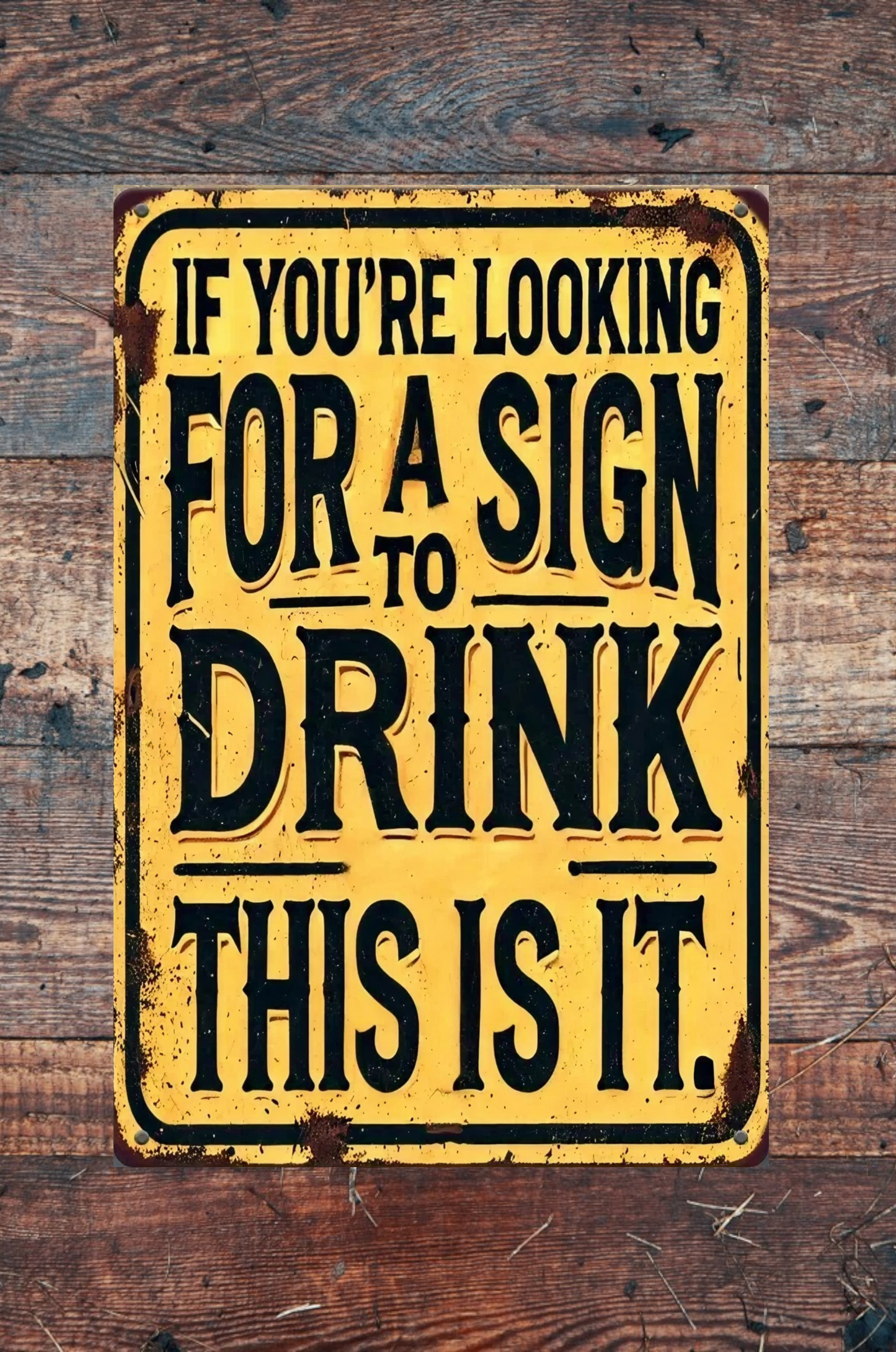 Novelty Printed Metal Signs