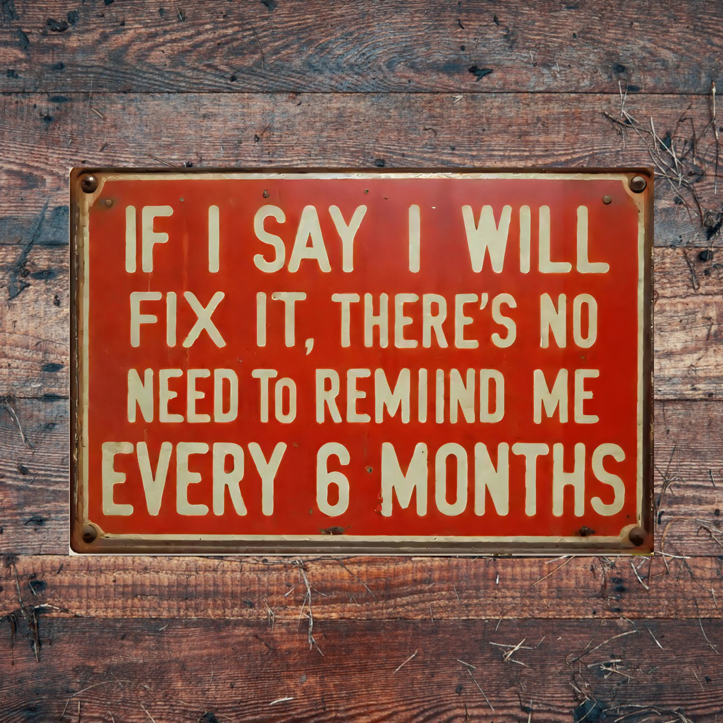 Novelty Printed Metal Signs