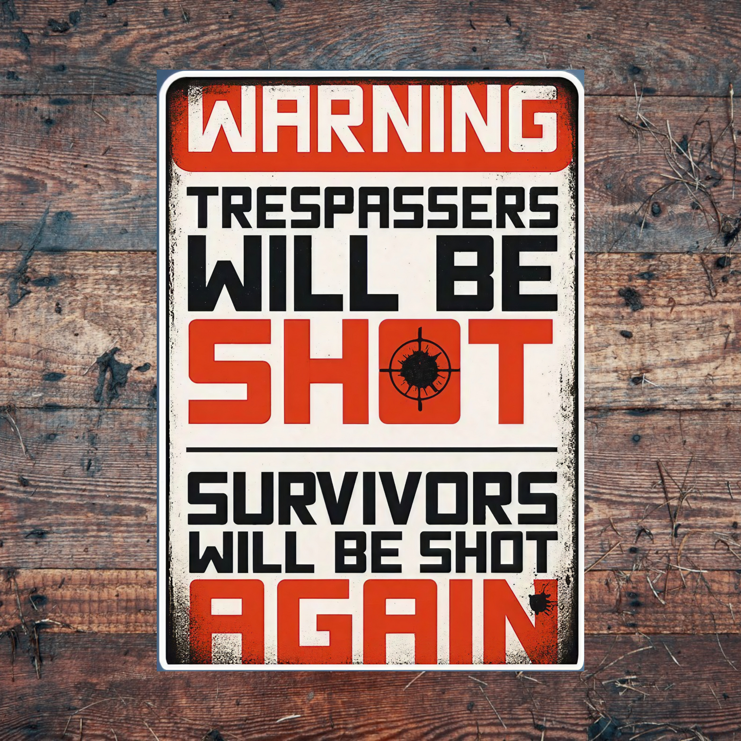 Novelty Printed Metal Signs
