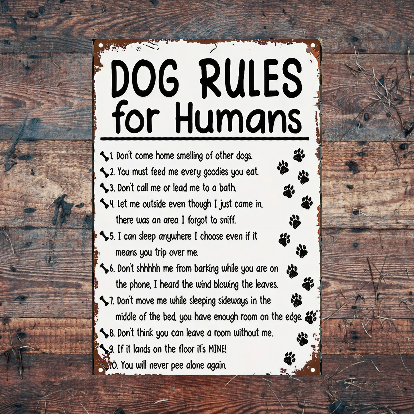Novelty Printed Metal Signs