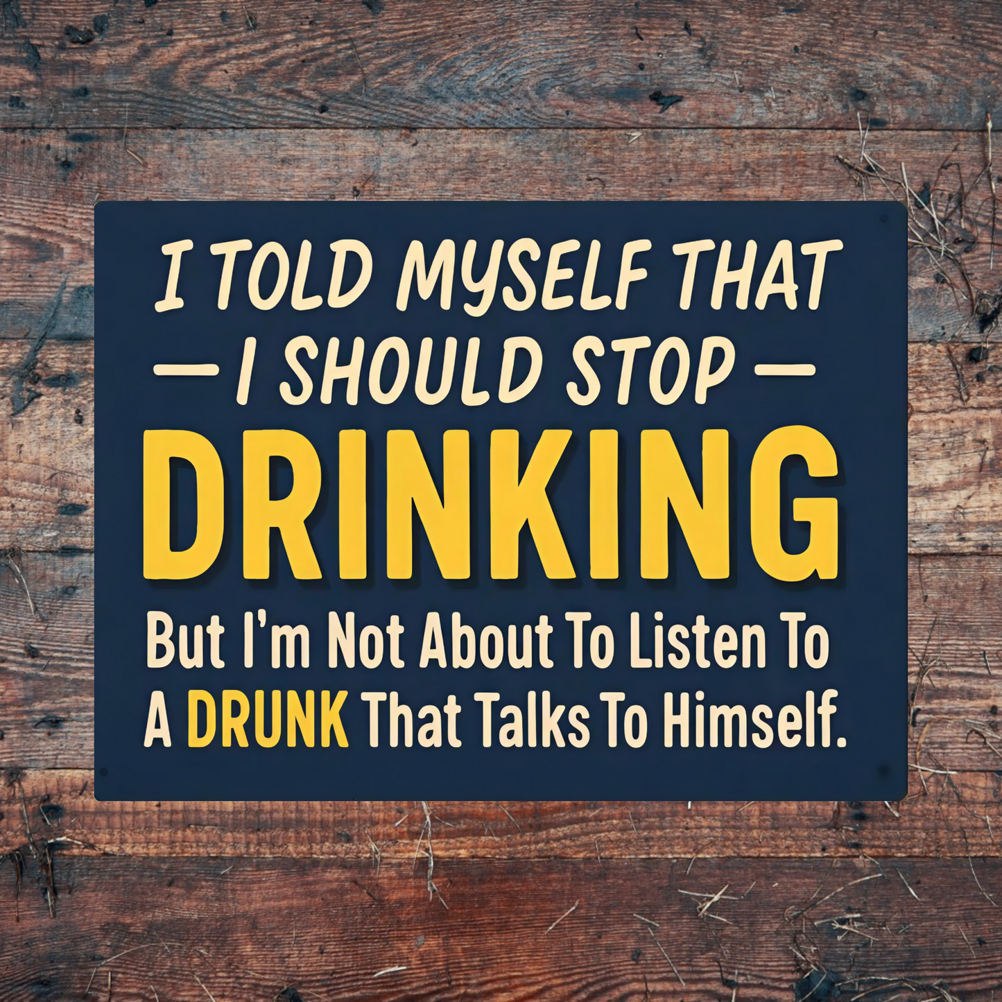 Novelty Printed Metal Signs