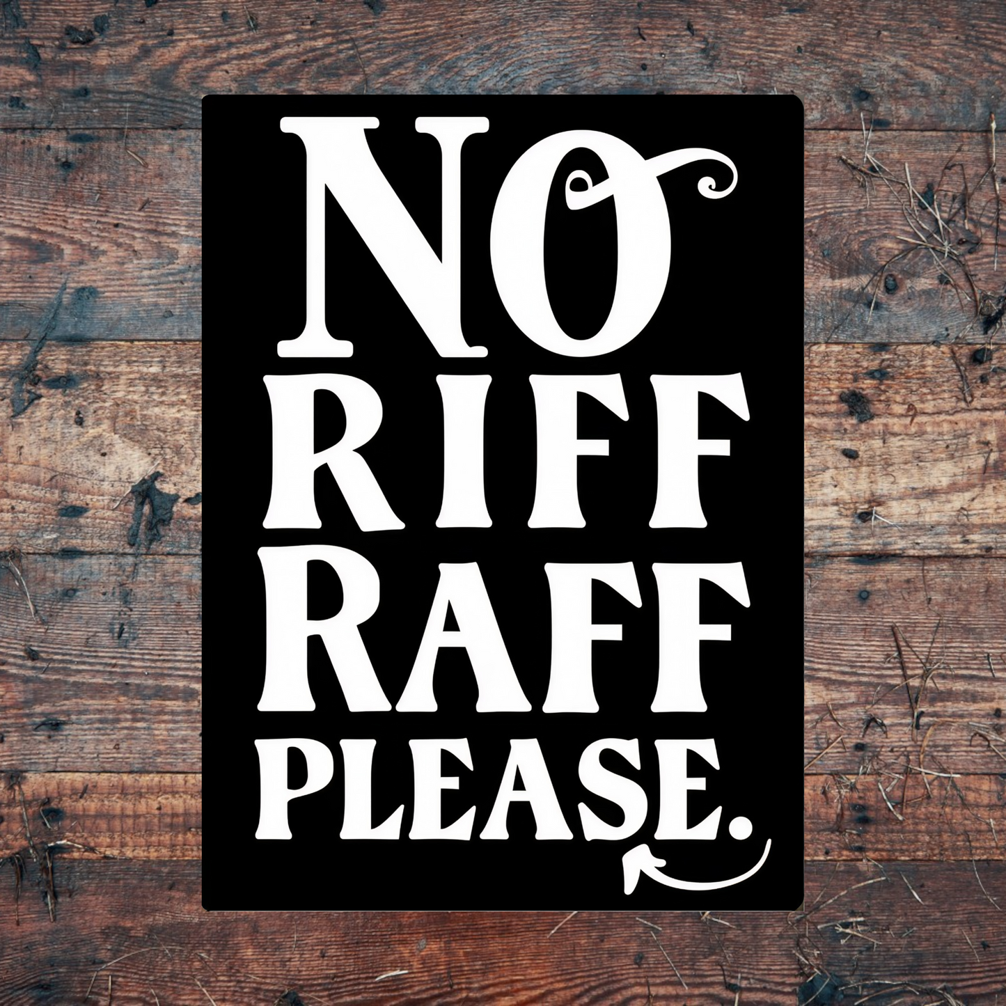 Novelty Printed Metal Signs