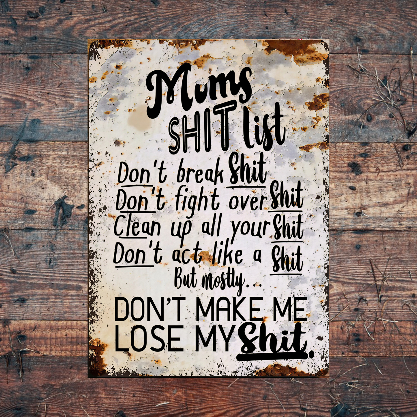 Novelty Printed Metal Signs