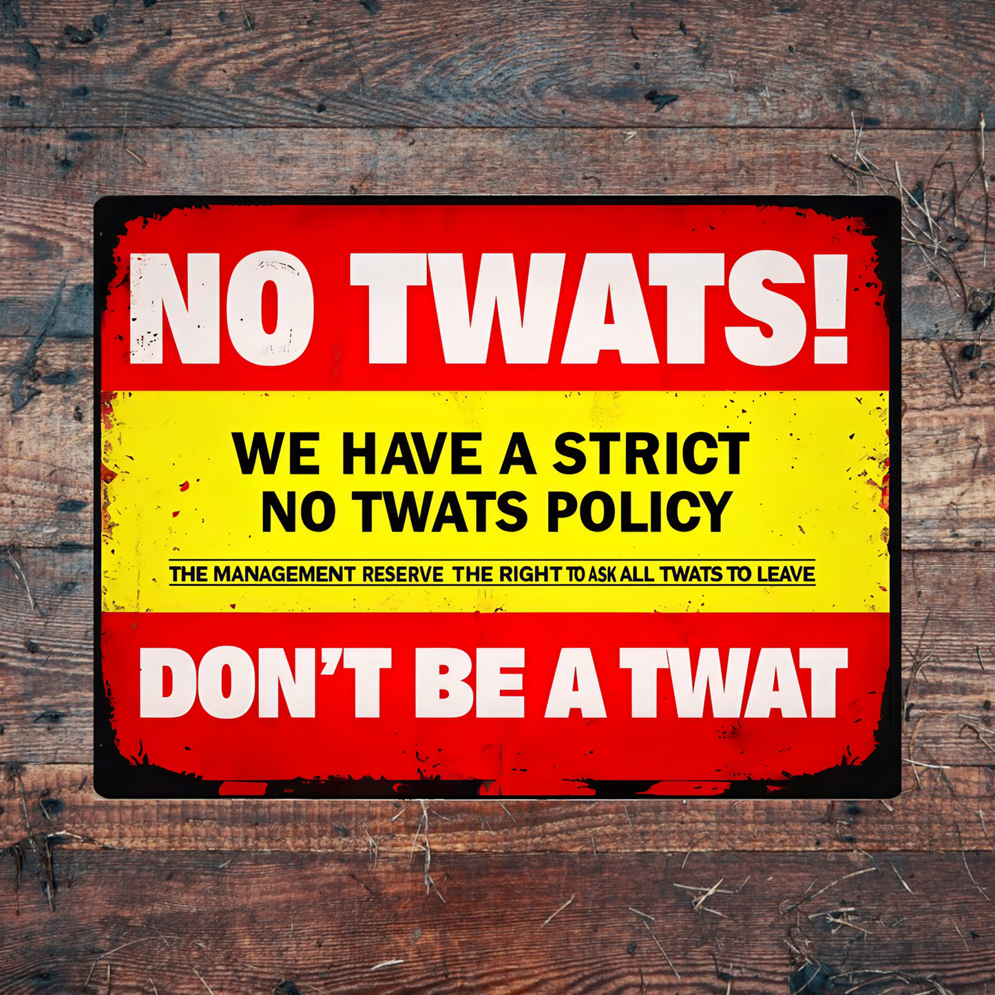 Novelty Printed Metal Signs