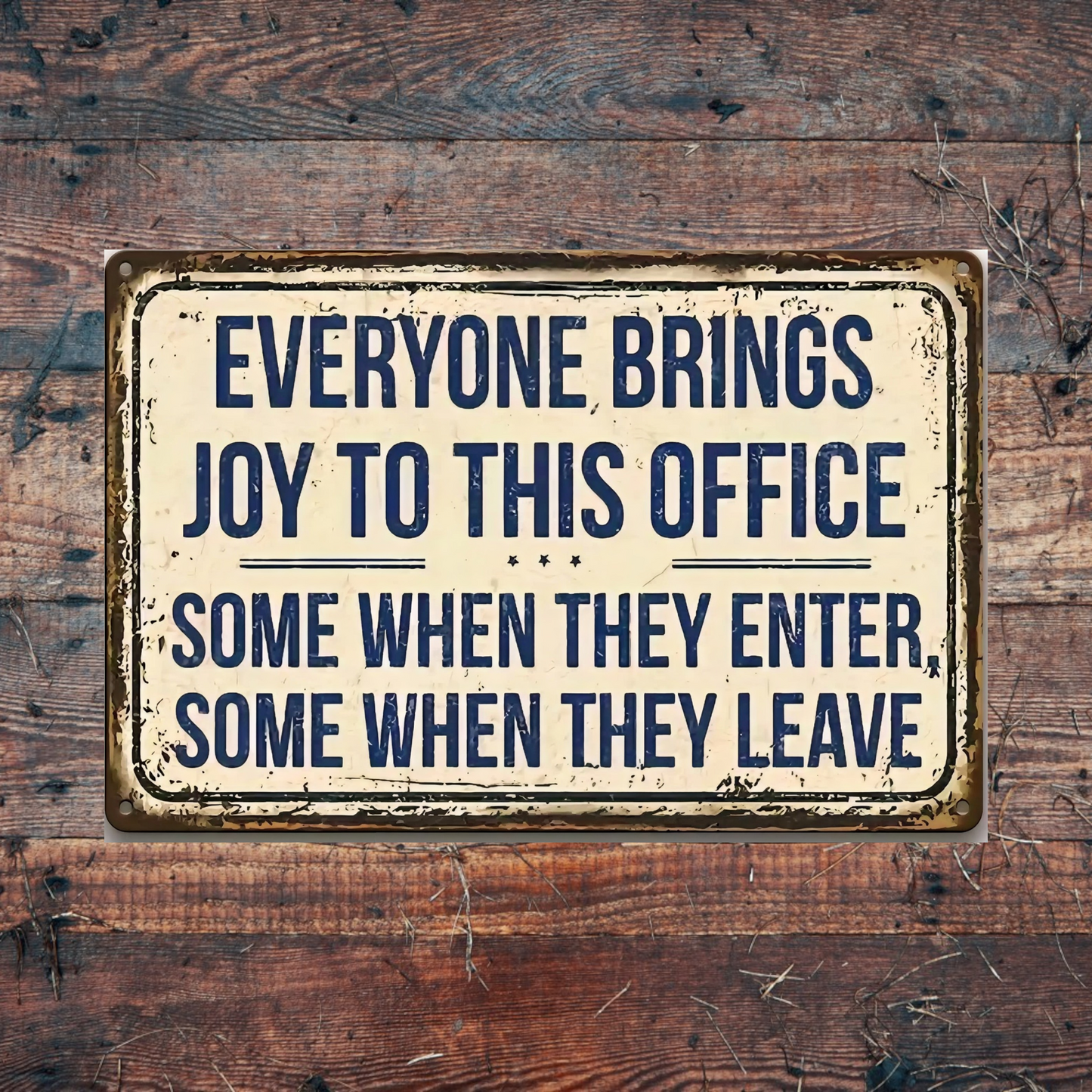 Novelty Printed Metal Signs