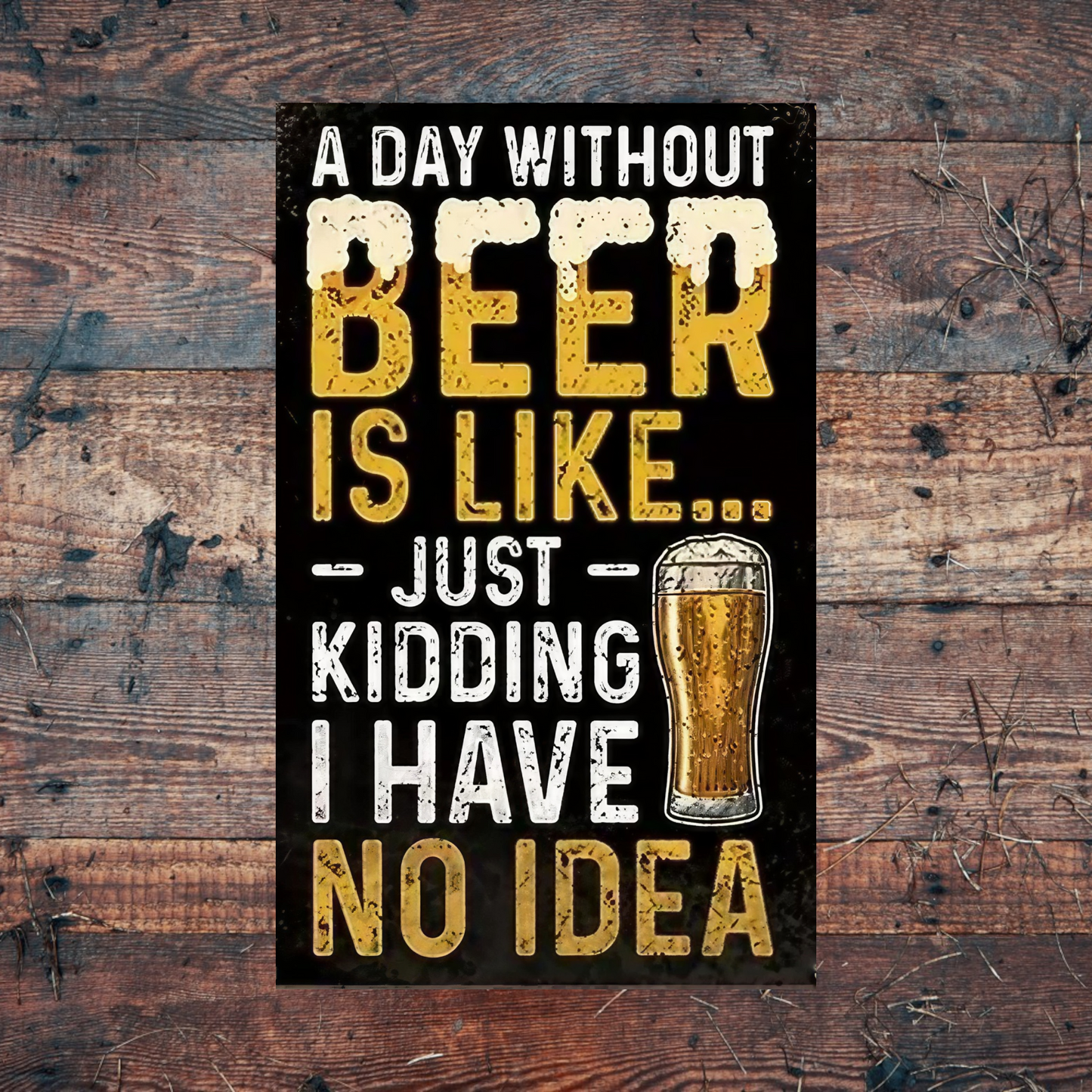 Novelty Printed Metal Signs