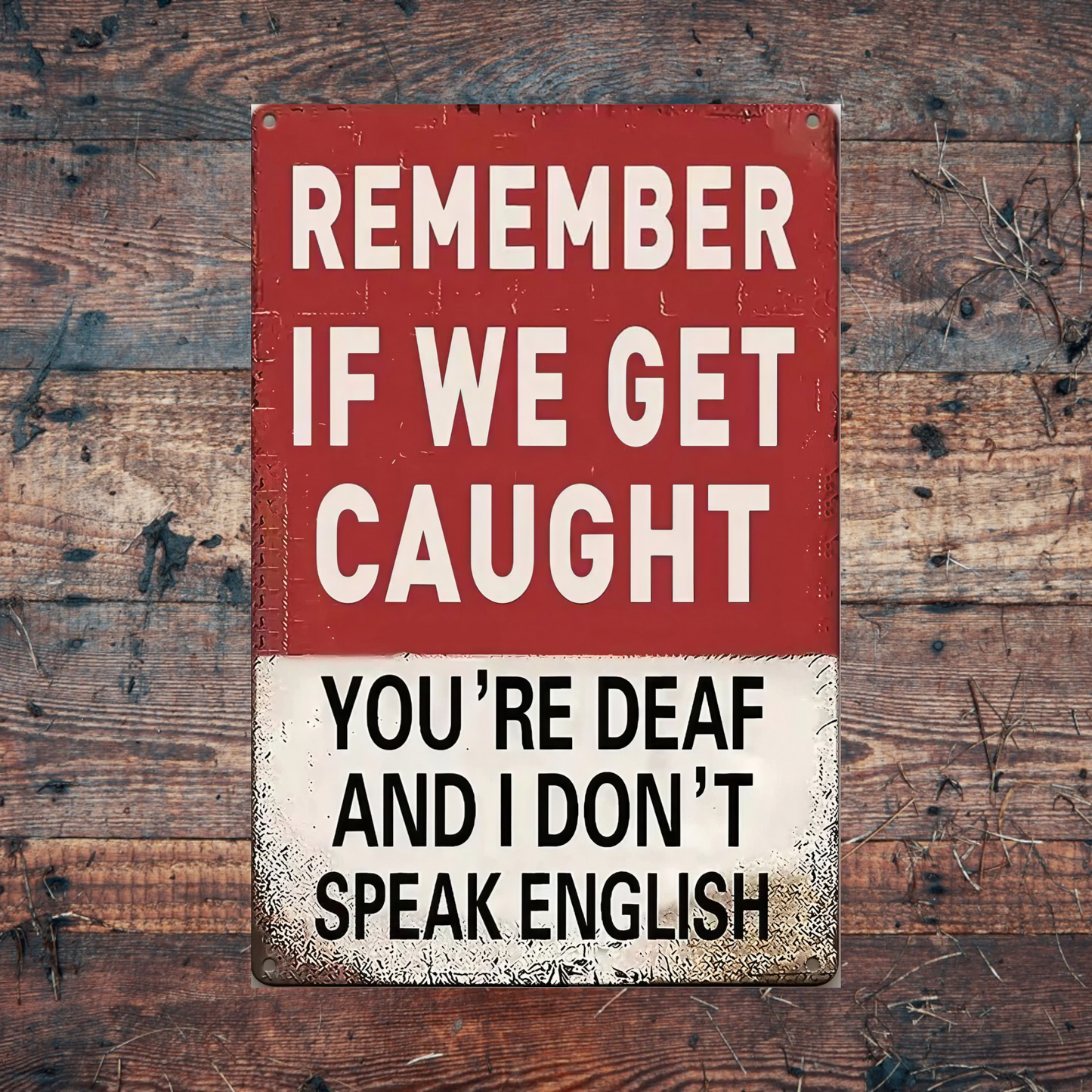 Novelty Printed Metal Signs