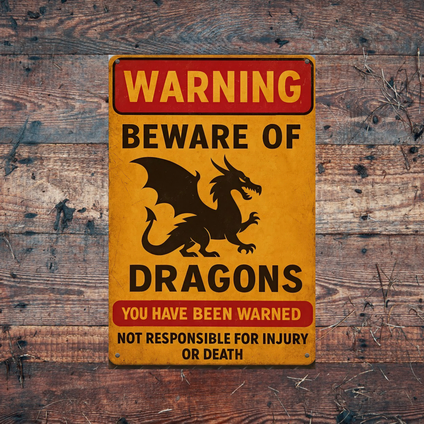 Novelty Printed Metal Signs