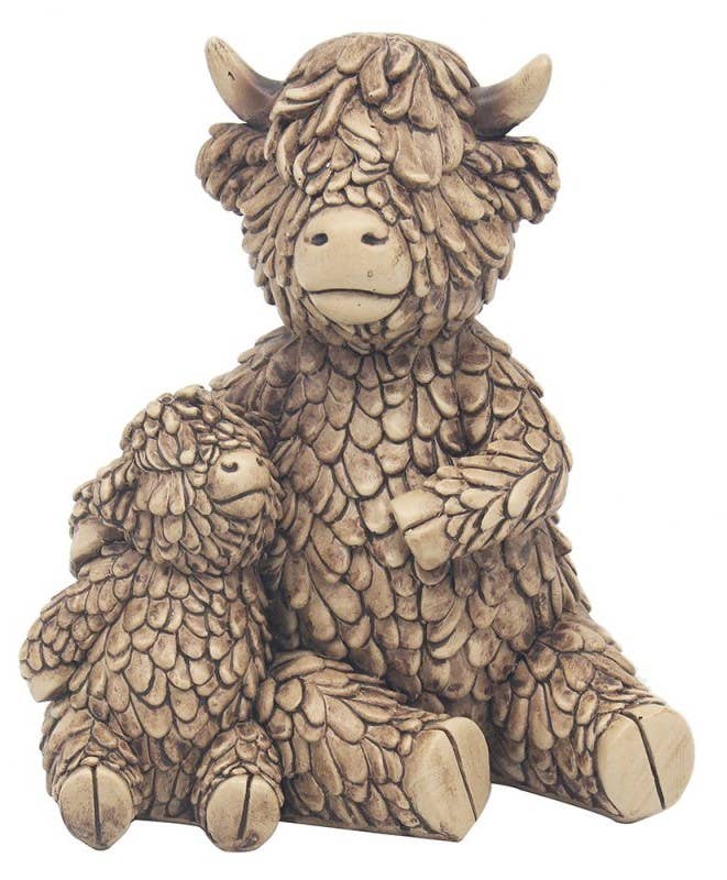 LP75340 -  Hughie Highland Cow With Baby