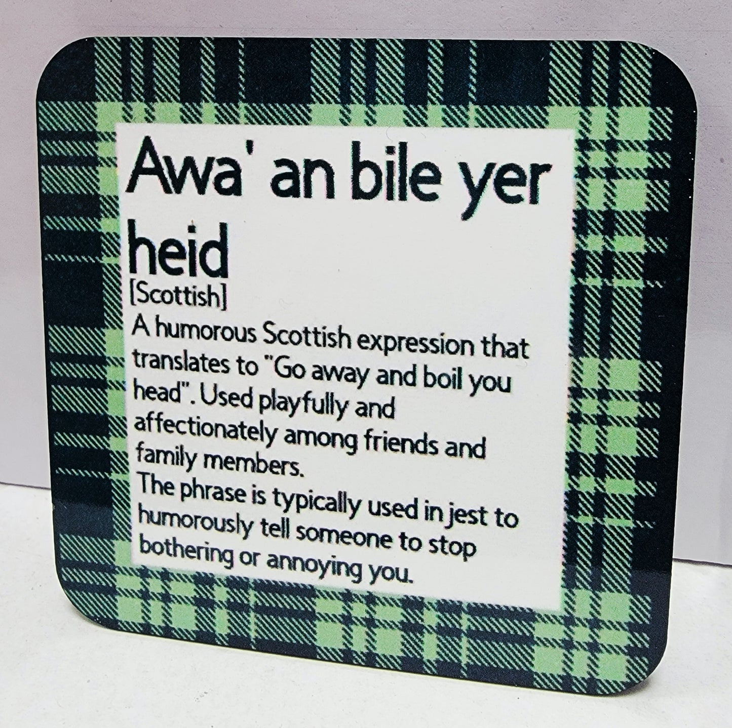 Scottish Slang Coasters