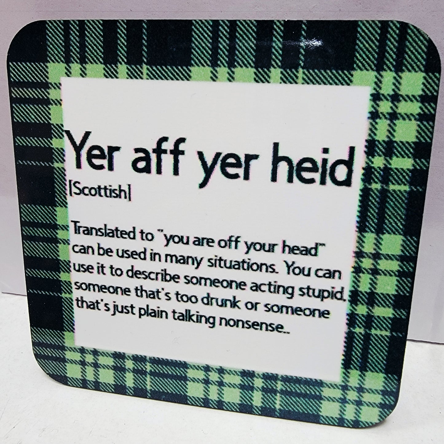 Scottish Slang Coasters