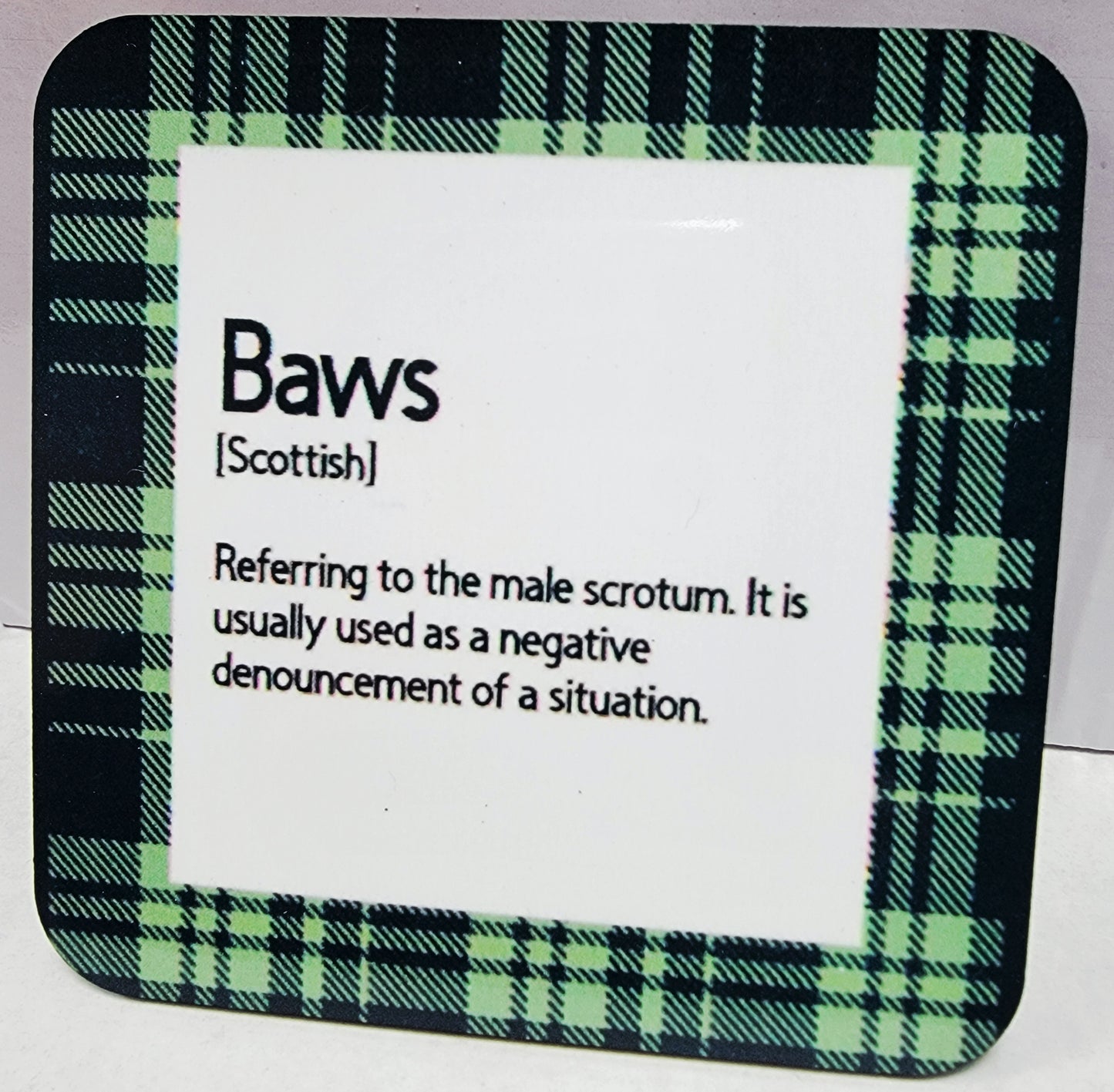 Scottish Slang Coasters